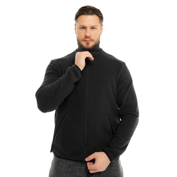 Куртка флисовая "Тайфун" (черный)