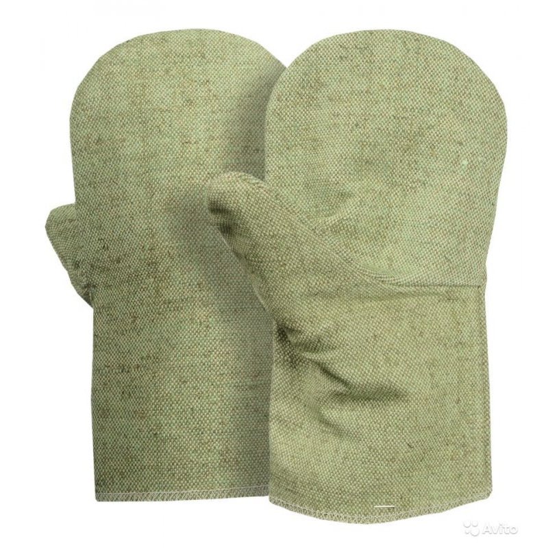 рукавицы с двойным наладонником