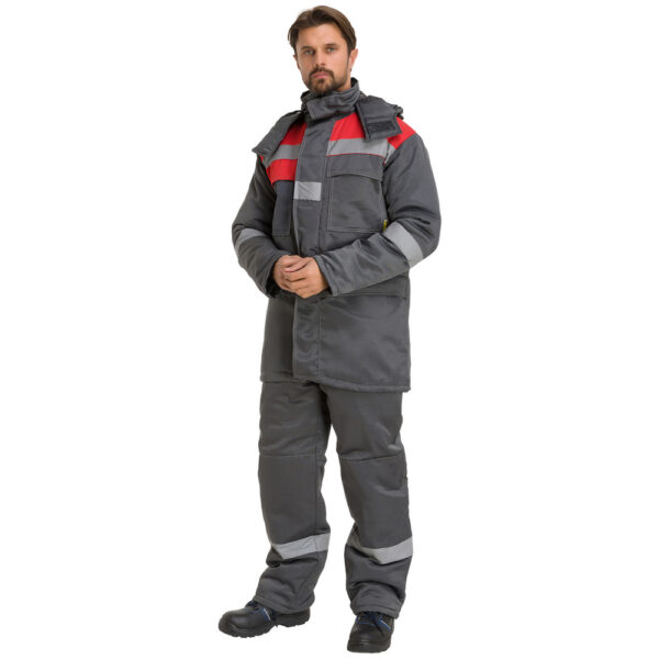 Костюм «Чикаго» (т.серый/красный)