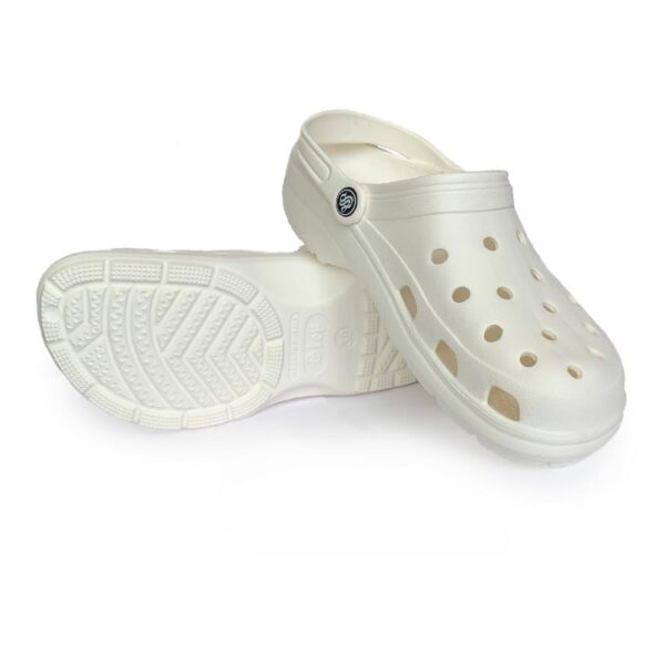 Сабо женские ЭВА перфорированные (белый)