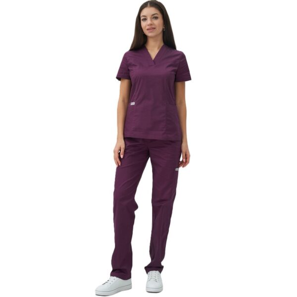 Костюм медицинский сливовый