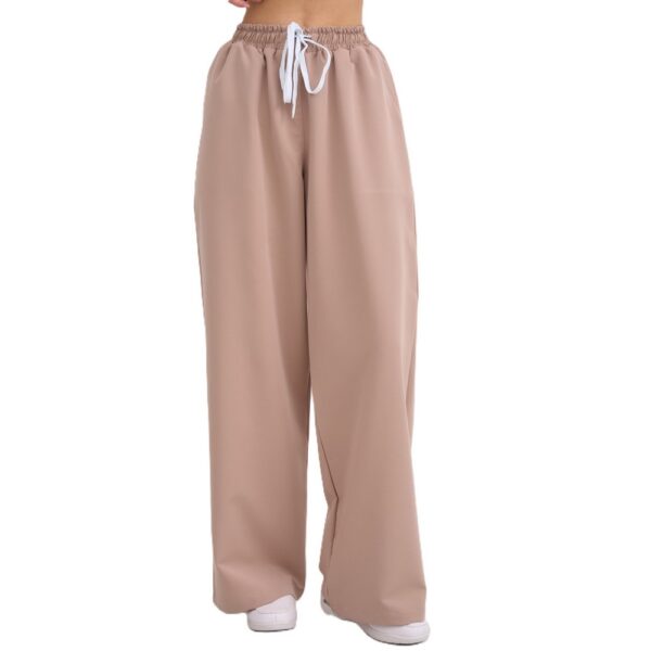 Брюки медицинские палаццо бежевые