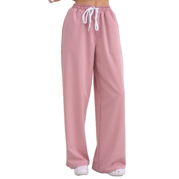 Брюки медицинские палаццо пудровые