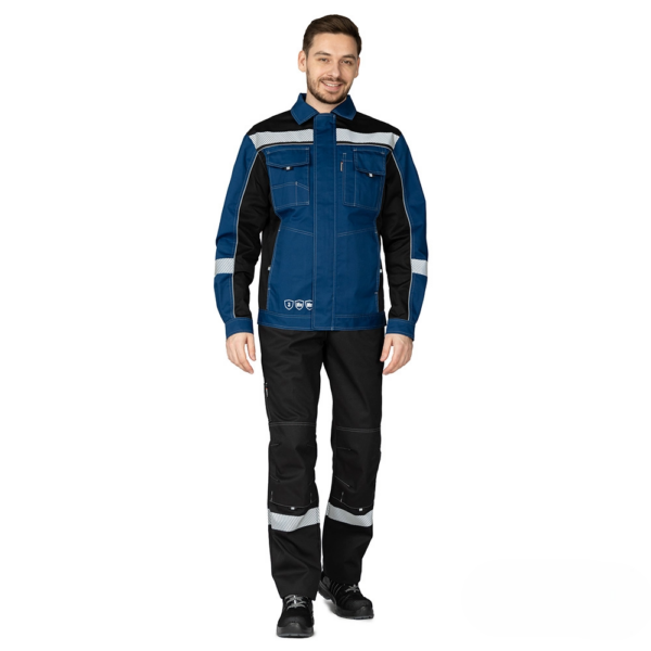 Костюм мужской "Бренд 1 Корпоратив" СОП с брюками (черный/синий)